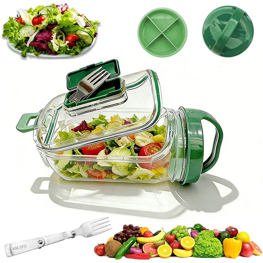 Portable Salad Container Jar w – обзор и цена Meal Prep Jar Salad