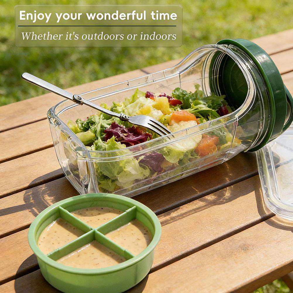 Portable Salad Container Jar w – обзор и цена Meal Prep Jar Salad