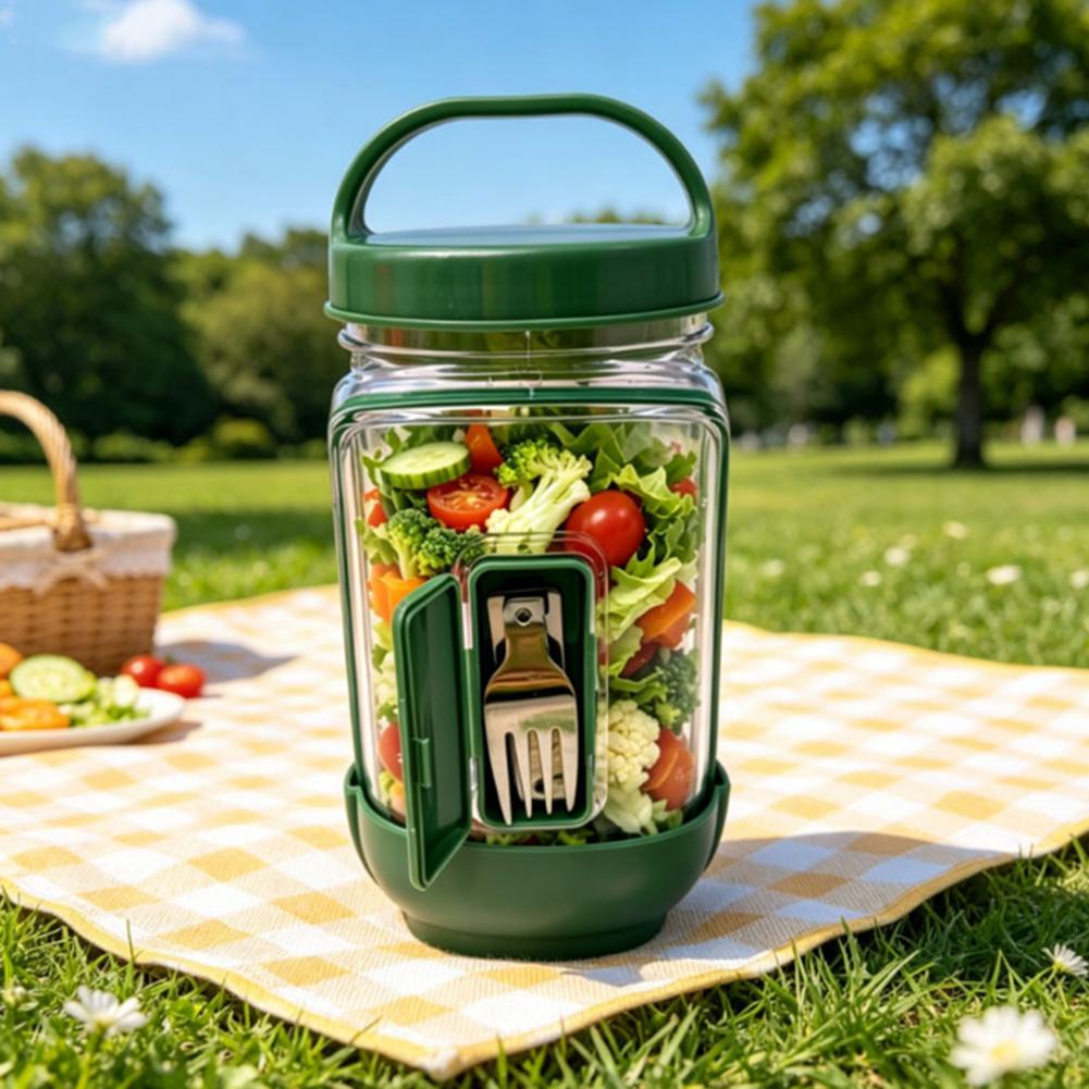 Salad Jar Side Open Salad Cont – обзор и цена Meal Prep Jar Salad