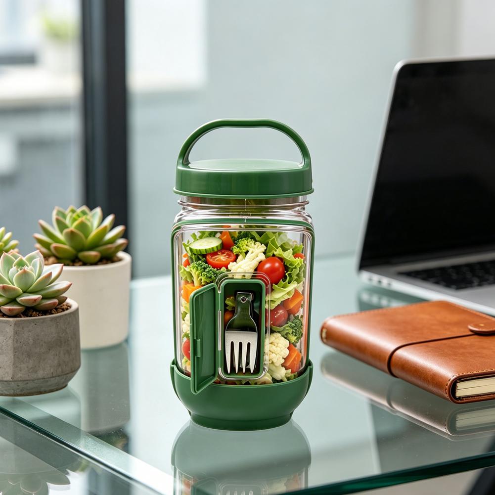 Salad Jar Side Open Salad Cont – обзор и цена Meal Prep Jar Salad