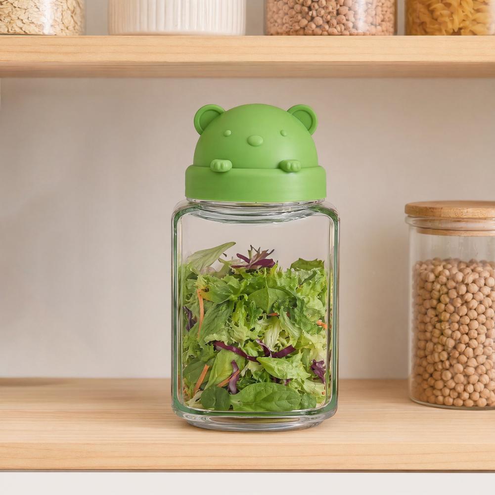 Acrylic Food Storage Jar Cute  – обзор и цена Meal Prep Jar Salad