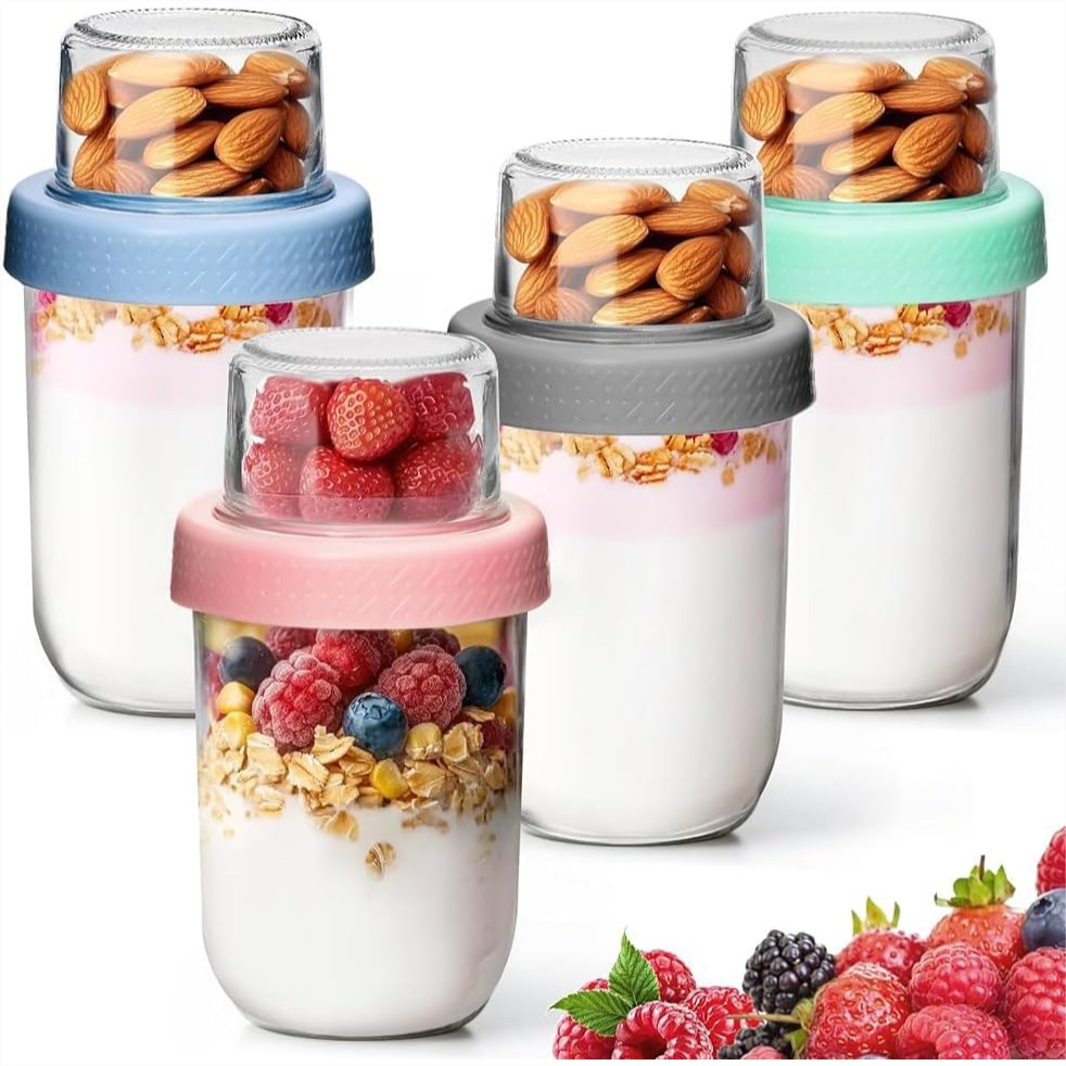 4 Pack Glass Yogurt Parfait Cu – обзор и цена Meal Prep Yogurt Parfait