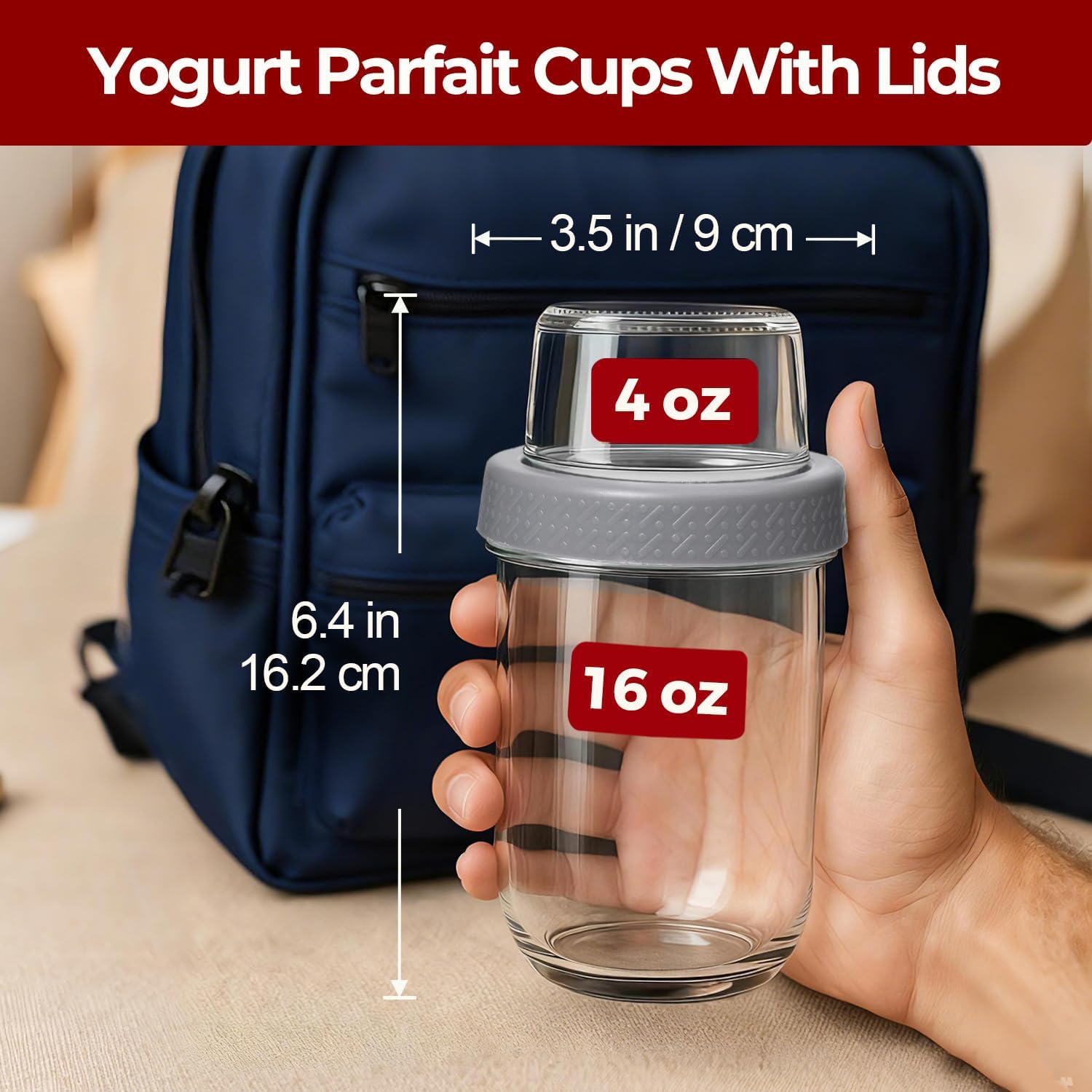 4 Pack Glass Yogurt Parfait Cu – обзор и цена Meal Prep Yogurt Parfait