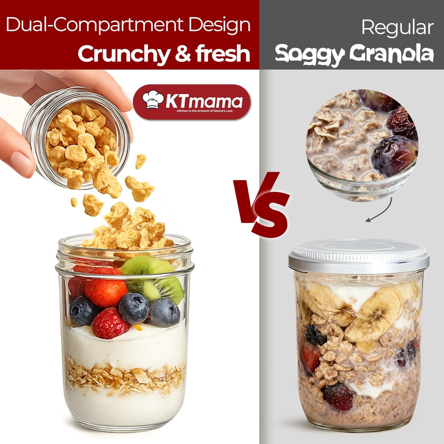 4 Pack Glass Yogurt Parfait Cu – обзор и цена Meal Prep Yogurt Parfait