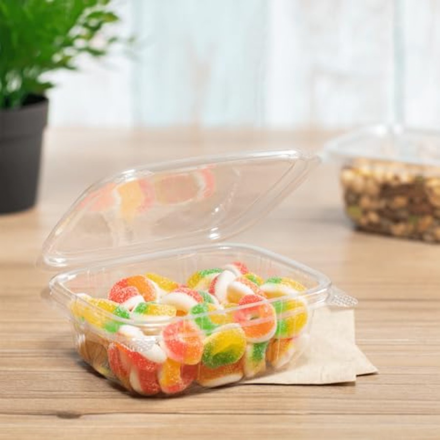 PET Hinged Deli Containers wit – обзор и цена Meal Prep Pasta