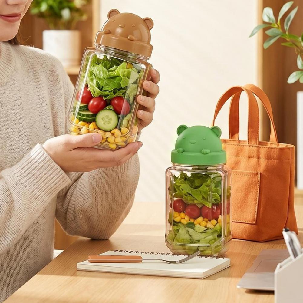 Upgrade Sealed Plastic Salad C – обзор и цена Meal Prep Jar Salad