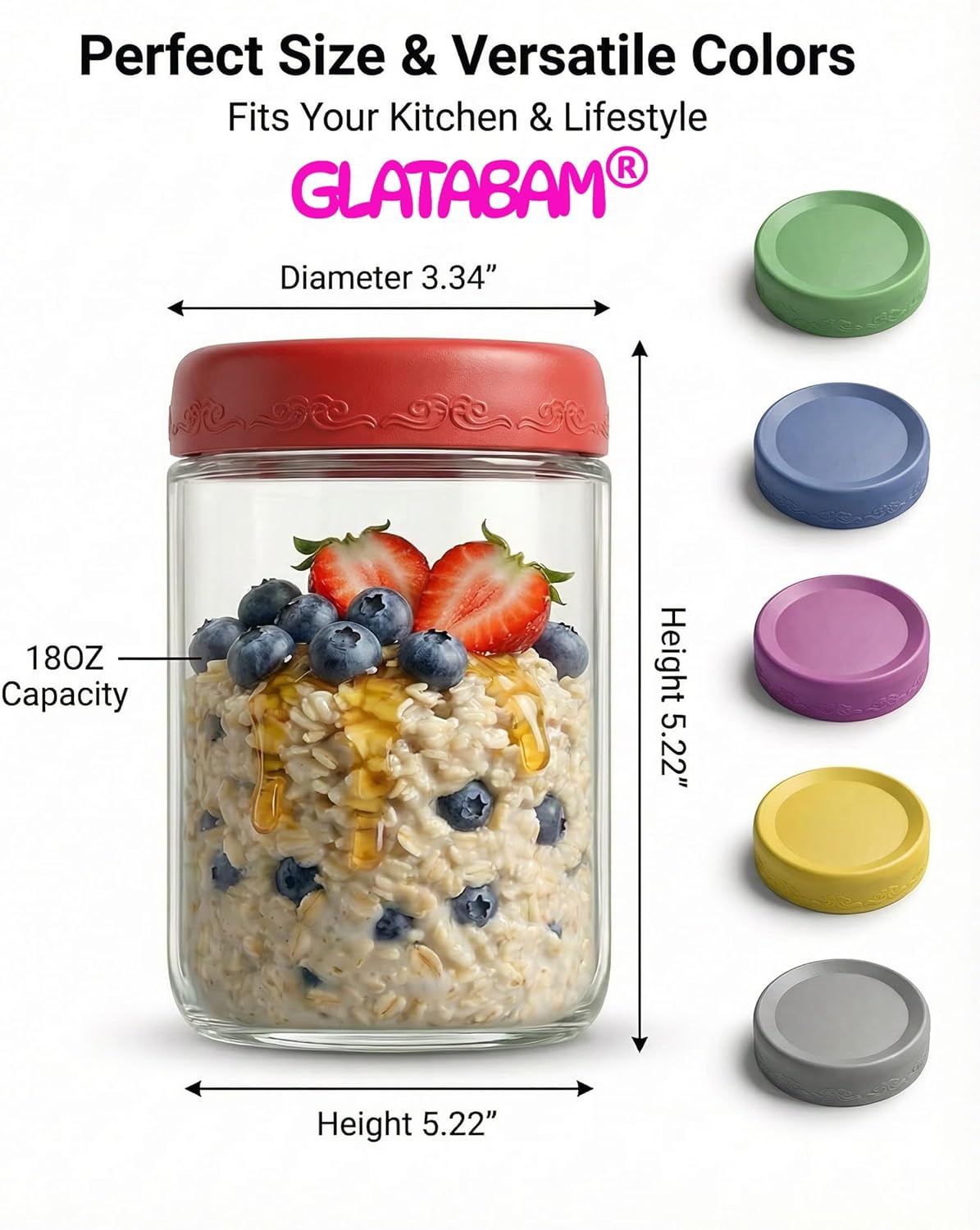18 OZ 8Pack, Overnight Oats Ja – обзор и цена Meal Prep Yogurt Parfait