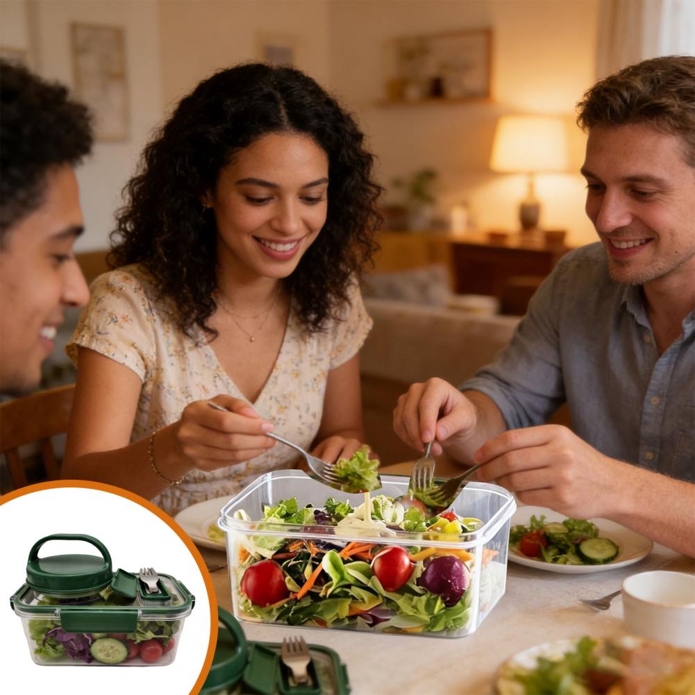Salad Container with Dressing  – обзор и цена Meal Prep Jar Salad