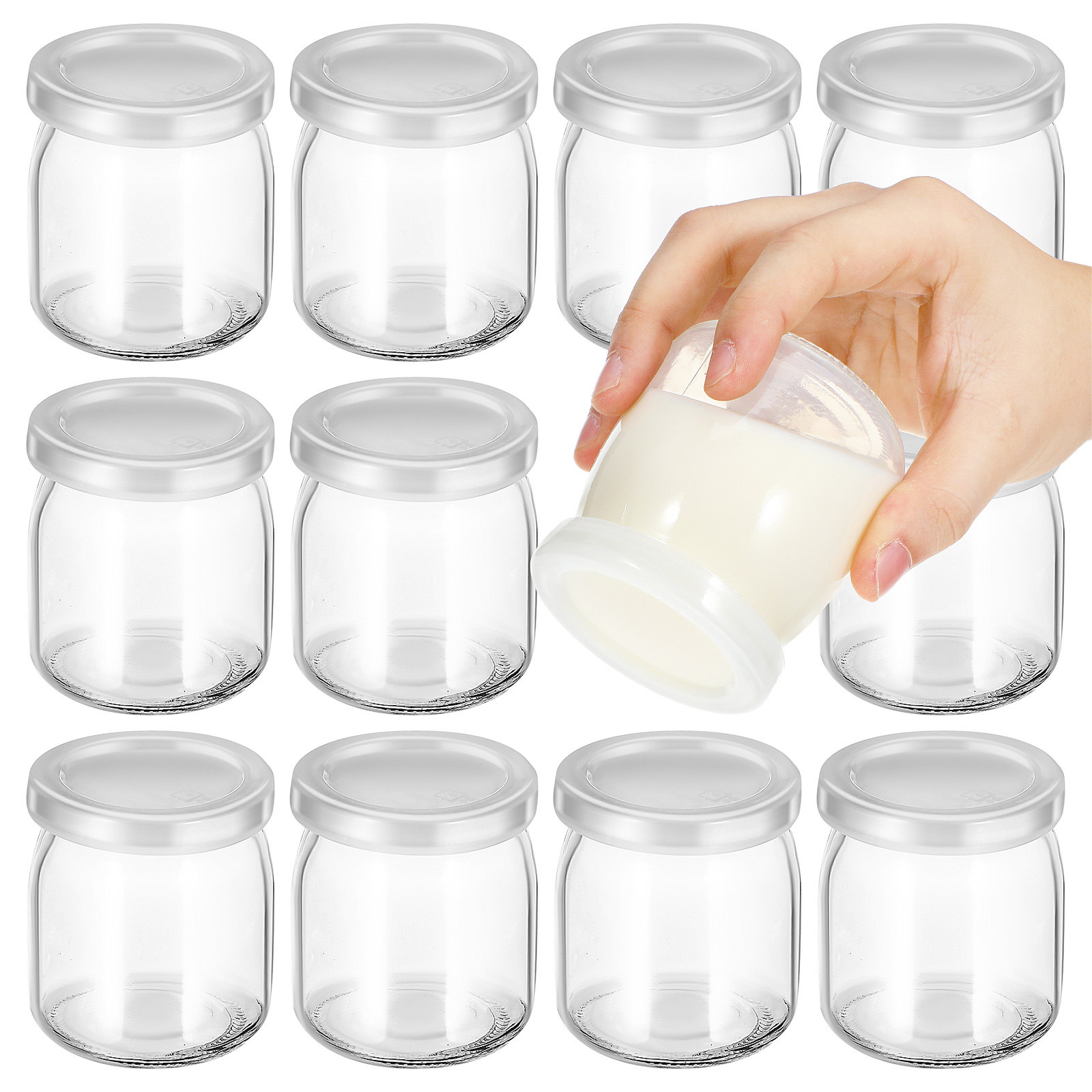12Pcs Heat Resistant Glass Yog – обзор и цена Meal Prep Yogurt Parfait