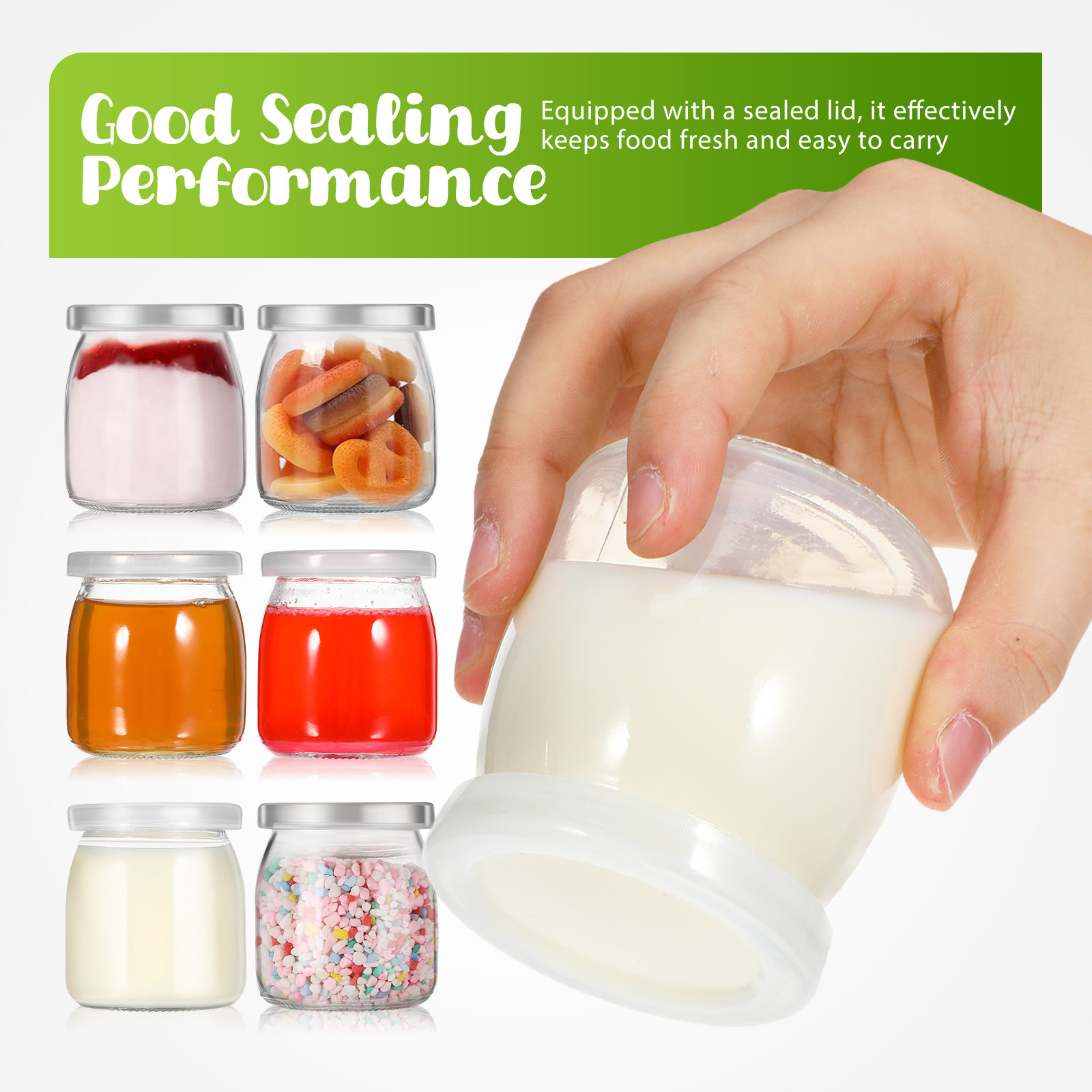 12Pcs Heat Resistant Glass Yog – обзор и цена Meal Prep Yogurt Parfait