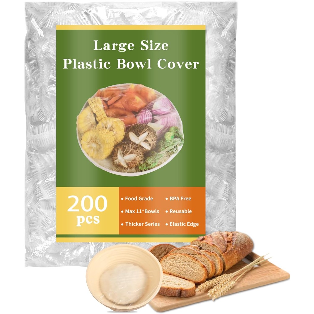 200 Bowl Covers Shower Caps fo – обзор и цена Meal Prep Wraps