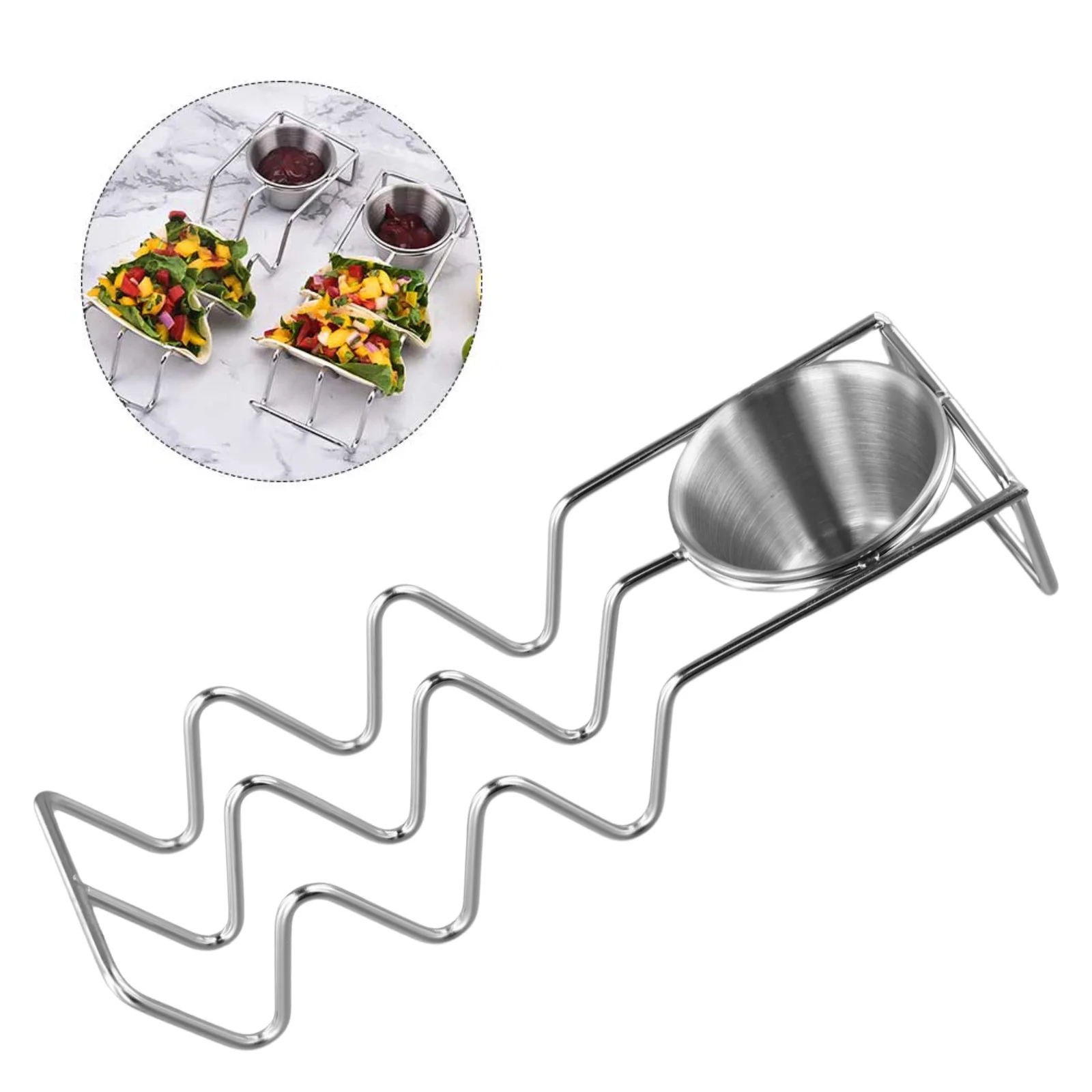 Set Of 4 Stainless Steel Taco  – обзор и цена Meal Prep Wraps